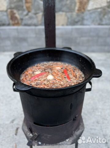 Казан чугунный 12 литров. Доставка бесплатная