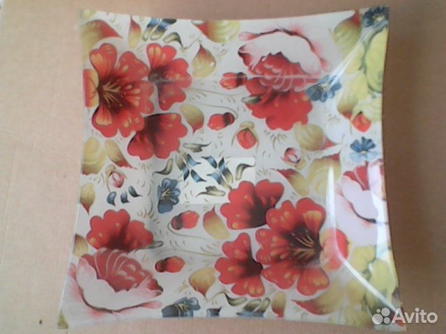 Тарелка стеклянная 