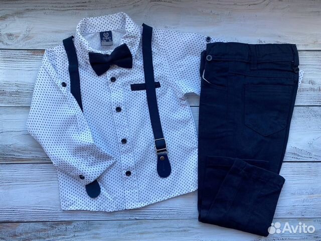 Рубашка брюки 92 98 110 размер