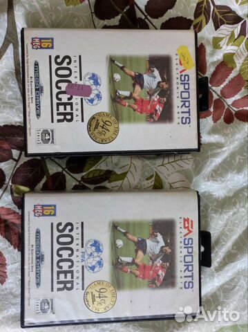 Оригинальные катриджи Sega International Soccer