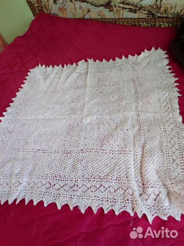 Шаль пуховая, паутинка, косынка, шарф