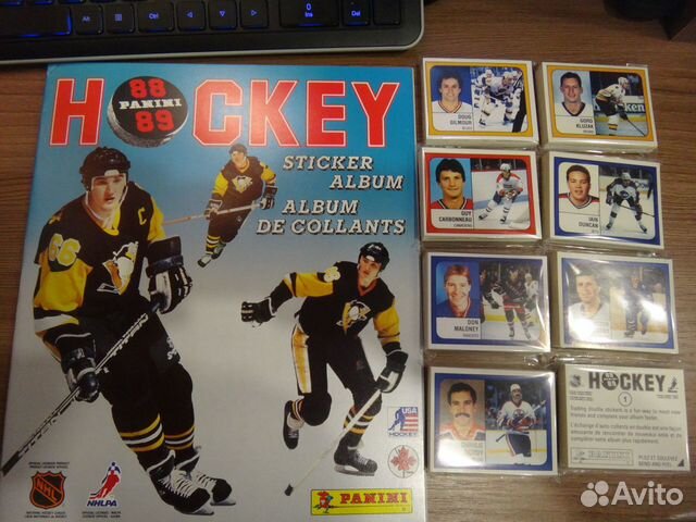 Panini NHL нхл 1988 - 1989 альбом + все наклейки