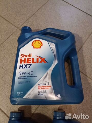 Масло моторное Shell Helix 5W40 HX7