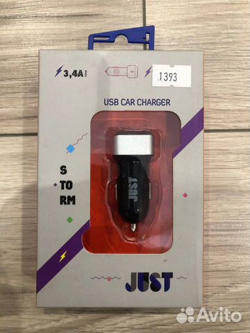Автомобильное зарядное устройство Just Storm