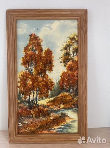 Картина янтарь