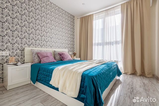 

1-к. квартира, 46 м², 2 кровати