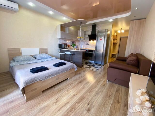 

Квартира-студия, 33 м², 2 кровати