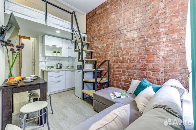 

Квартира-студия, 17 м², 2 кровати