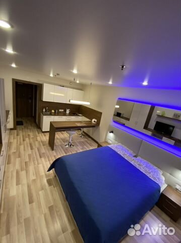 

Квартира-студия, 30 м², 1 кровать
