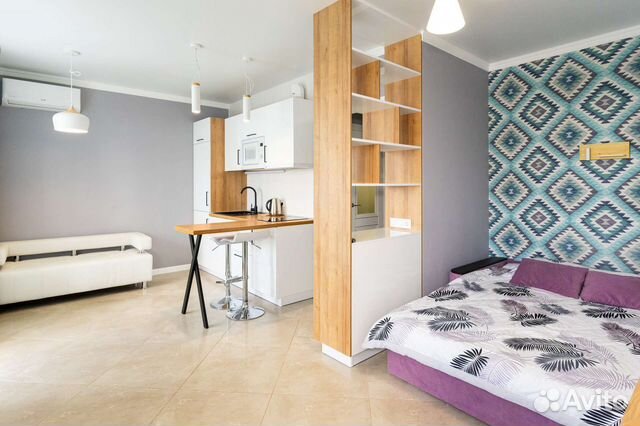 

Квартира-студия, 40 м², 1 кровать