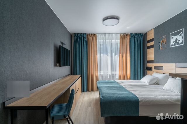 

Квартира-студия в апарт-отеле, 23,4 м², 2 кровати