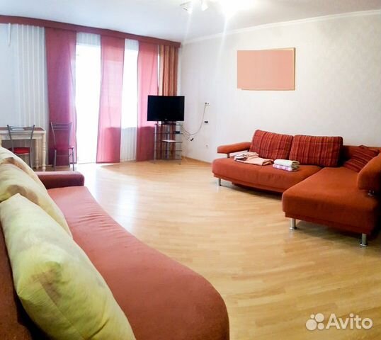 

1-к. квартира, 52 м², 2 кровати