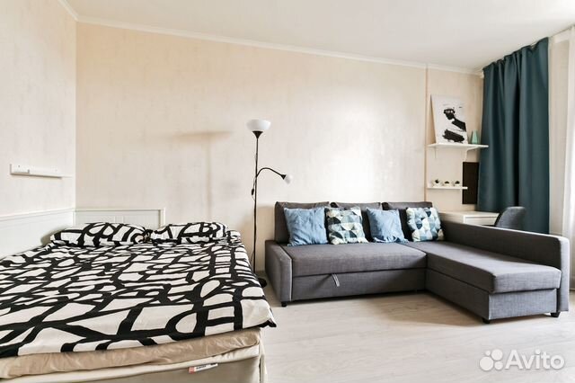 

1-к. квартира, 30 м², 2 кровати