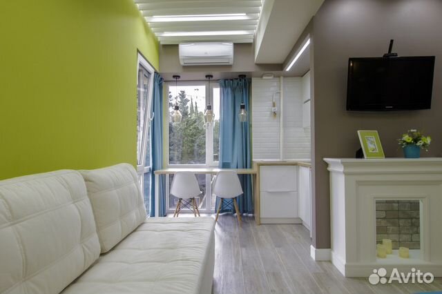 

Квартира-студия, 32 м², 2 кровати