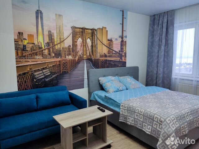 

1-к. квартира, 40 м², 2 кровати