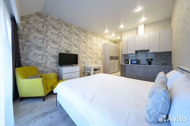 

Квартира-студия, 35 м², 1 кровать