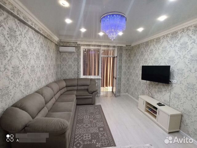 

1-к. квартира, 60 м², 2 кровати