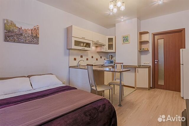 

Квартира-студия, 33 м², 1 кровать