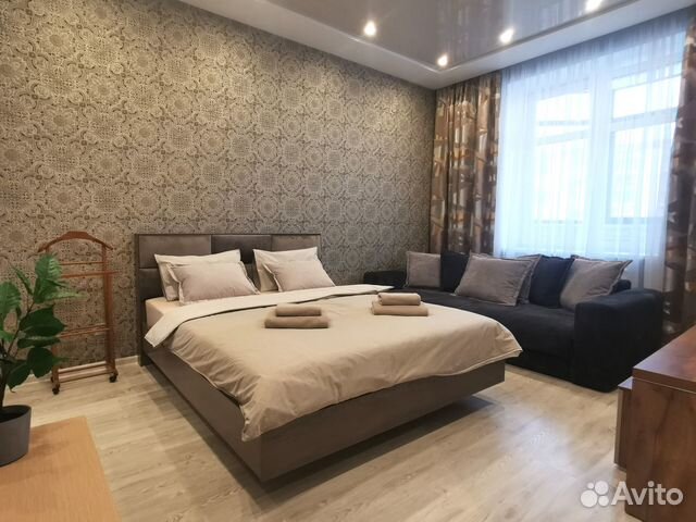 

1-к. квартира, 43 м², 2 кровати