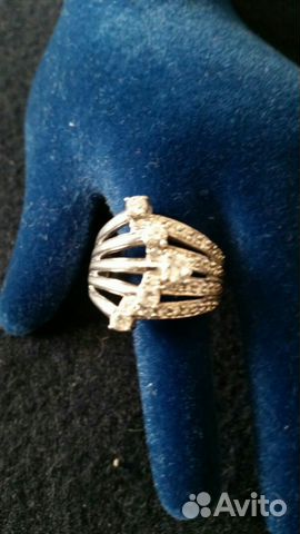 Серебряное кольцо с феонитами