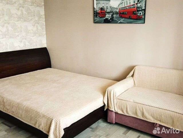 

1-к. квартира, 42 м², 2 кровати