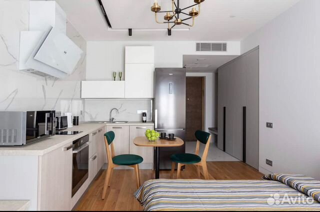 

Квартира-студия, 30 м², 1 кровать