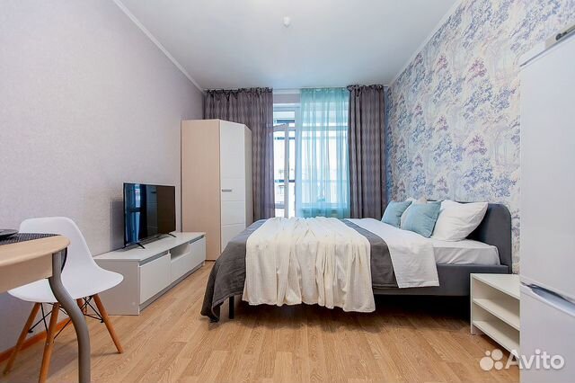

Квартира-студия, 24 м², 1 кровать