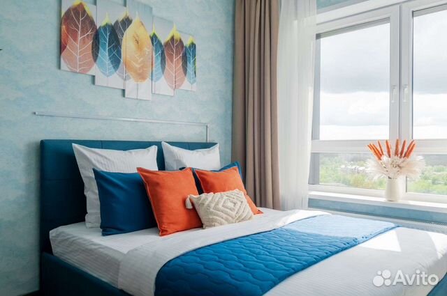 

1-к. квартира, 47 м², 2 кровати