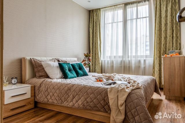 

1-к. квартира, 45 м², 2 кровати