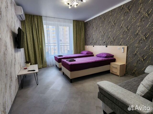 

1-к. квартира, 39 м², 2 кровати