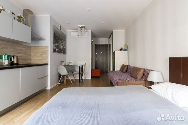 

Квартира-студия, 35 м², 2 кровати