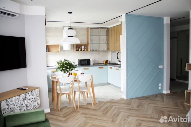

Квартира-студия, 40 м², 2 кровати