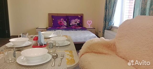 

Квартира-студия, 40 м², 2 кровати