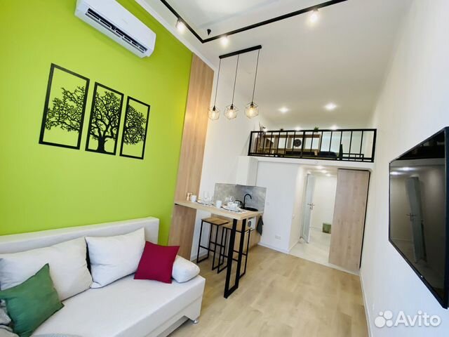 

Квартира-студия, 30 м², 2 кровати