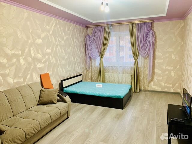

1-к. квартира, 52 м², 3 кровати