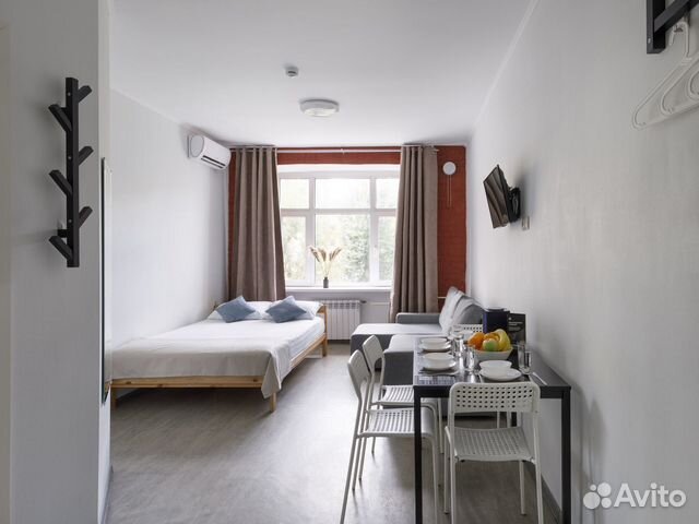 

Квартира-студия, 18 м², 2 кровати