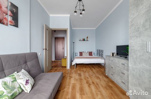 

1-к. квартира, 40 м², 2 кровати