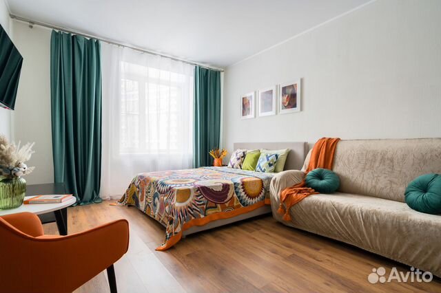 

1-к. квартира, 42 м², 2 кровати