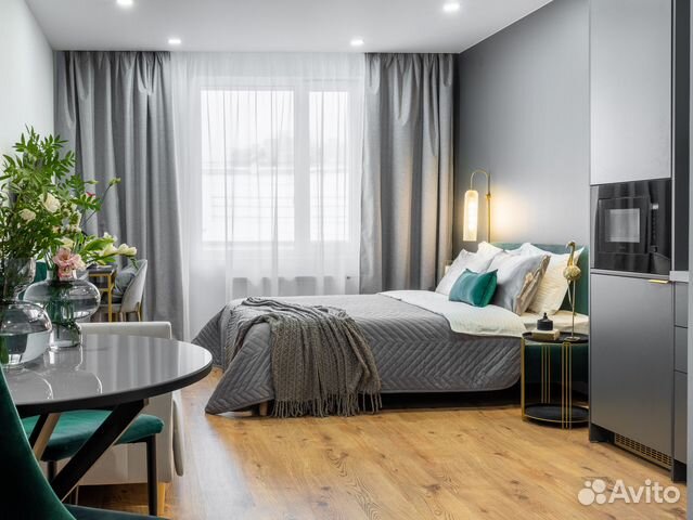 

Квартира-студия, 31 м², 2 кровати