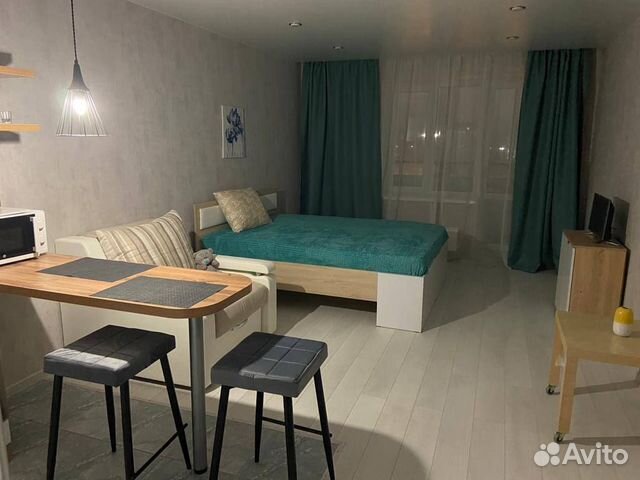 

Квартира-студия, 32 м², 1 кровать