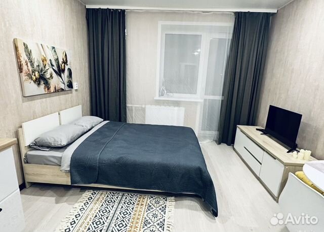 

Квартира-студия, 28 м², 3 кровати