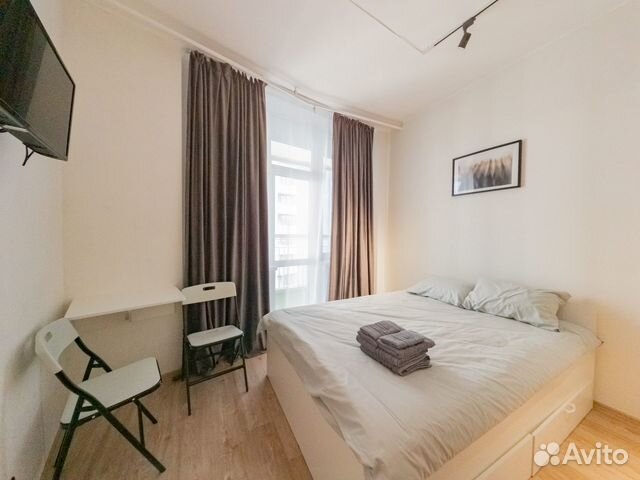 

Квартира-студия, 27 м², 1 кровать