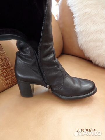 Зимние сапоги натуральная кожа