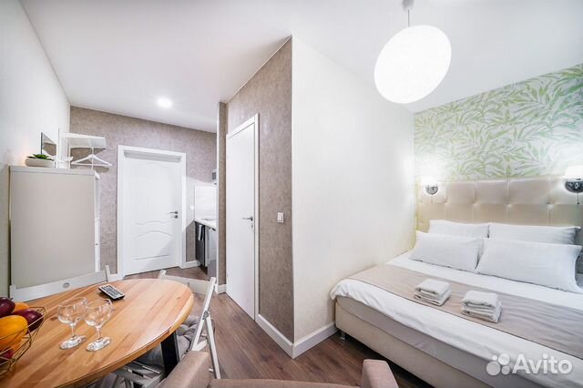 

Квартира-студия, 18 м², 2 кровати