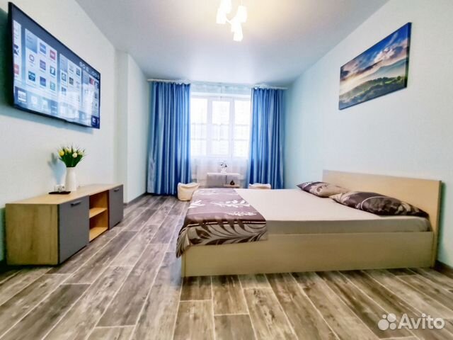 

1-к. квартира, 42 м², 3 кровати