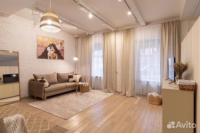 

Квартира-студия, 55 м², 2 кровати