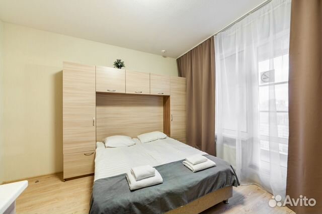 

Квартира-студия в апарт-отеле, 20 м², 2 кровати