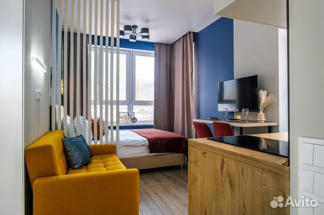 

Квартира-студия, 16 м², 2 кровати