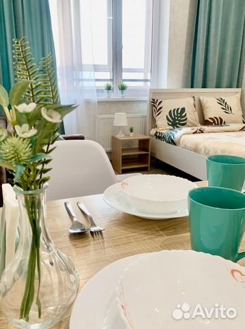 

Квартира-студия, 25 м², 2 кровати