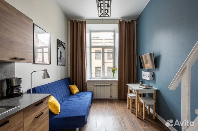 

Квартира-студия, 23 м², 2 кровати